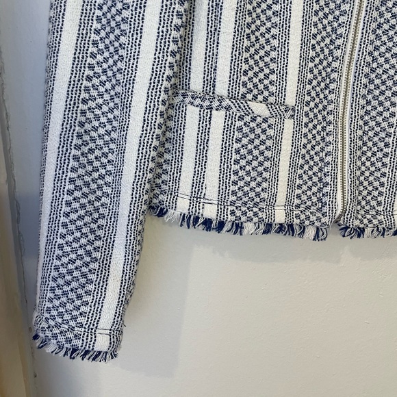 Adrienne Vittadini zip front blazer jacket - Picture 5 of 7